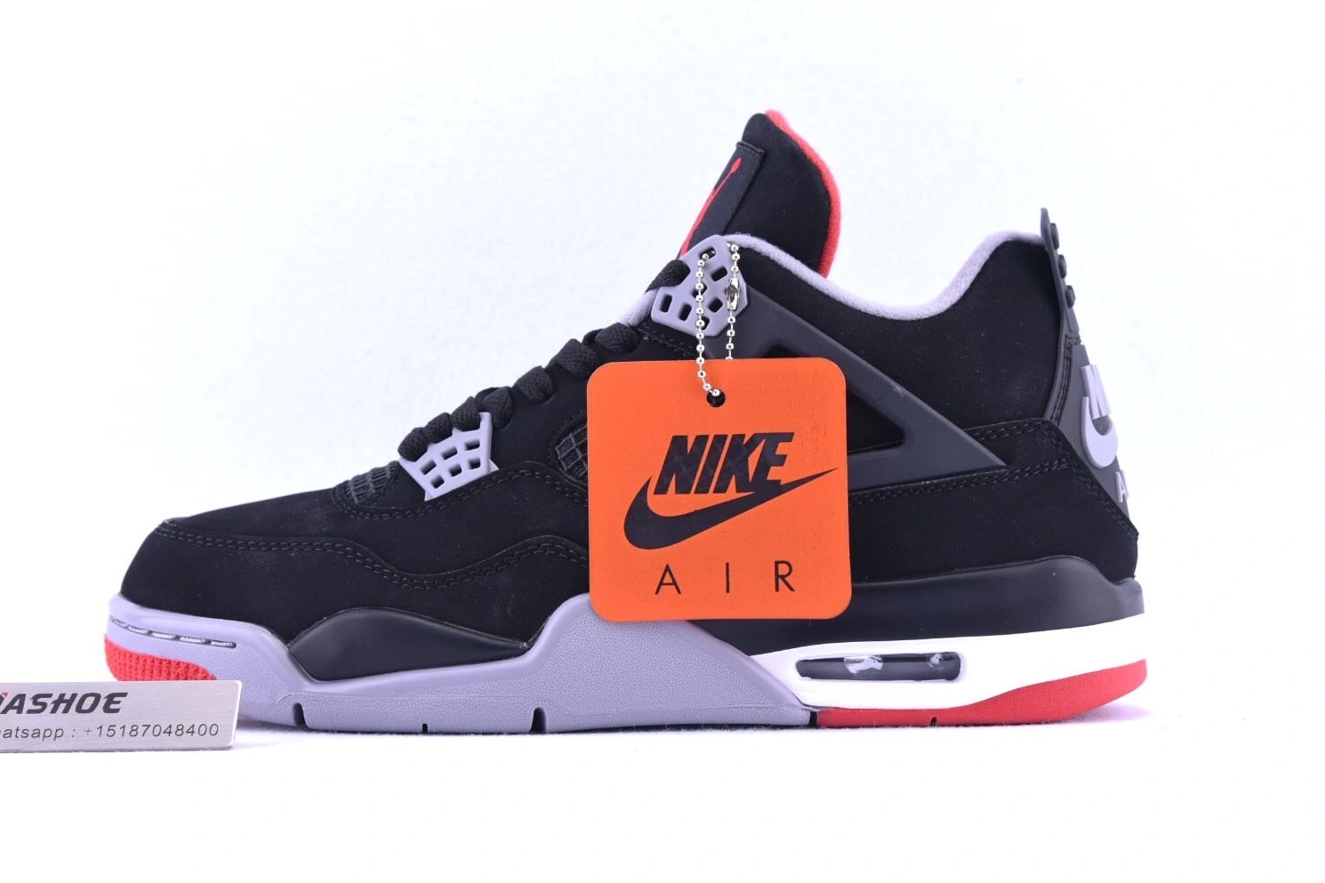 'Bred' Air Jordan Retro  OG 4 308497-060 0125